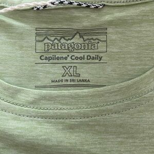 Patagonia Cool Daily Shirt Size XL Green